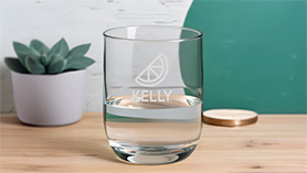 Verre à eau personnalisé